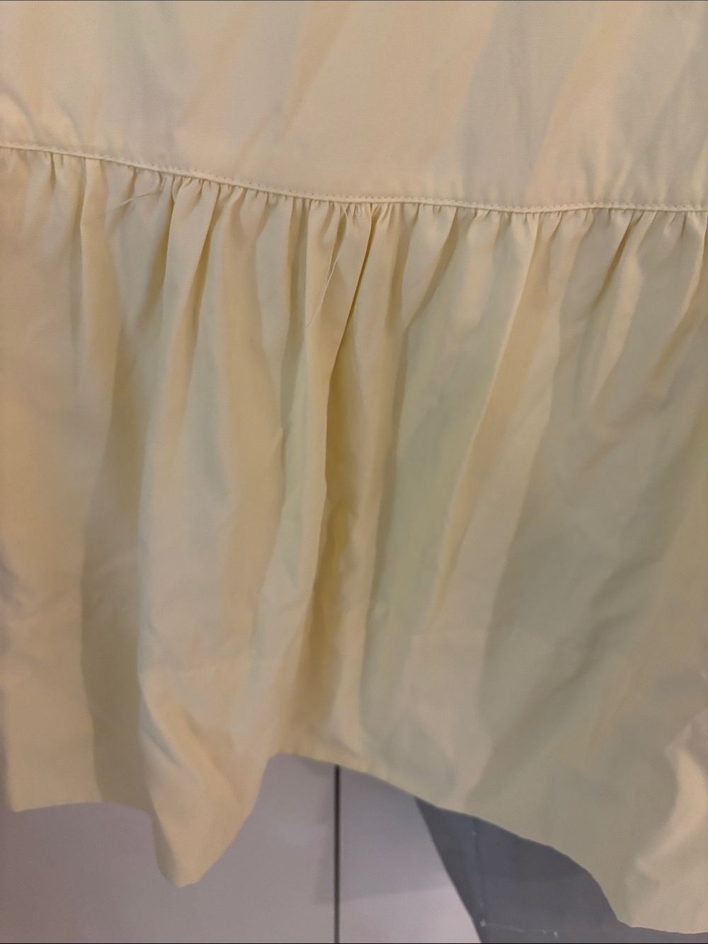 Brochu Walker Havana mini dress pale yellow,L - Picture 9 of 11